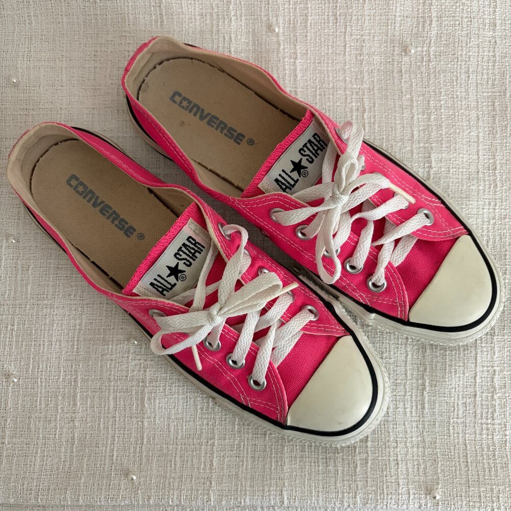 Converse Chuck Taylor All Star Mule Hot Pink Women’s Size 9 Slip On Sneakers